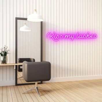 Kiss My Lashes Elevate Lash Beauty with Stylish Neon