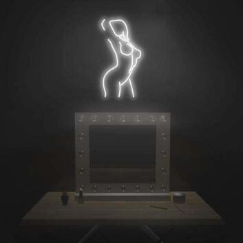 Gesichtsprofil Linie LED Neonschild Schlafzimmer Wohnzimmer