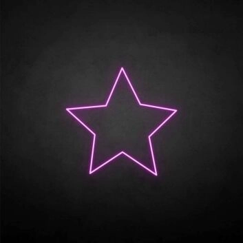 Stern LED-Neonschild Wohnzimmer Bar