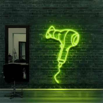 Haartrockner LED-Neonschild für Friseursalon