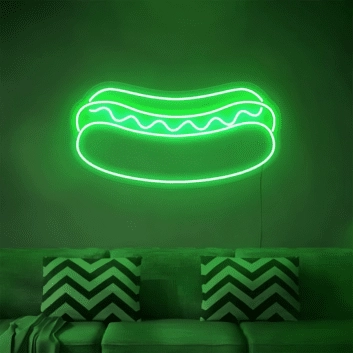 Hotdog LED-Neonschild für Imbiss und Restaurant