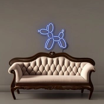 Ballonhund LED-Neonschild Wohnzimmer Kinderzimmer