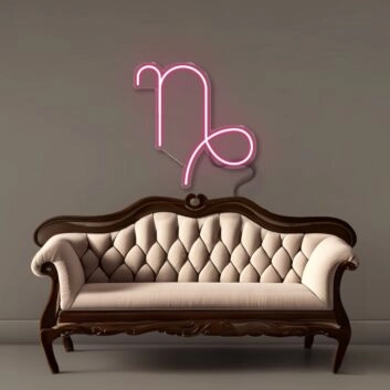 Steinbock Sternzeichen Symbol LED-Neonschild Wohnzimmer Schlafzimmer