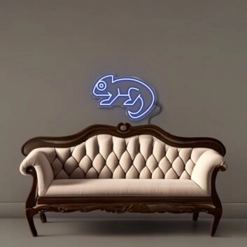 Chamäleon LED-Neonschild Wohnzimmer Bar
