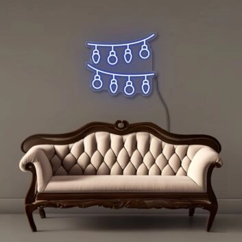 Lichterkette LED-Neonschild Wohnzimmer Party