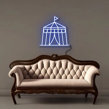 Zirkuszelt LED-Neonschild Wohnzimmer Kinderzimmer