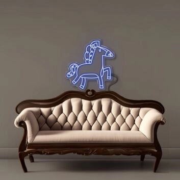 Pferd LED-Neonschild Wohnzimmer Kinderzimmer