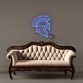 Römischer Soldatenhelm LED-Neonschild Wohnzimmer Büro