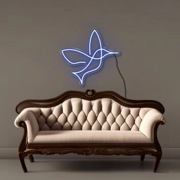 fliegende Taube LED-Neonschild Wohnzimmer Dekoration