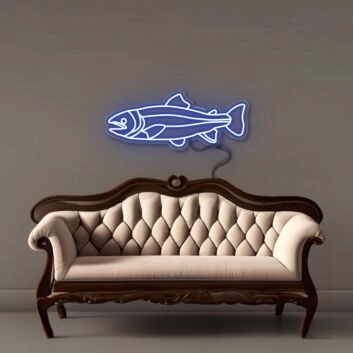 Fisch LED-Neonschild Wohnzimmer Restaurant