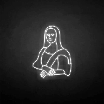 Porträt einer Frau LED-Neonschild für Wohnzimmer Kunstgalerie