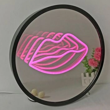 Lippen Symbol LED-Neonschild für Bar und Wohnzimmer