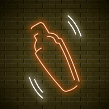 Cocktailshaker LED-Neonschild für Bar Club