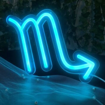 Skorpion Sternzeichen Symbol LED-Neonschild Wohnzimmer Schlafzimmer