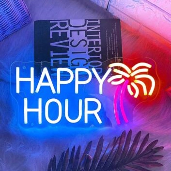 HAPPY HOUR LED-Neonschild für Bar Club