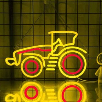 Traktor LED-Neonschild für Landwirtschaft oder Kinderzimmer
