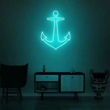 Anker LED-Neonschild für Wohnzimmer oder Bar