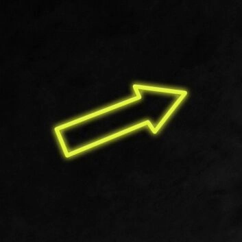 Pfeil nach rechts LED-Neonschild für Shop und Event