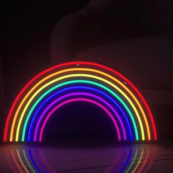 Regenbogen LED-Neonschild Wohnzimmer Kinderzimmer