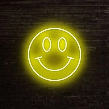 Smiley Gesicht LED-Neonschild für Wohnzimmer oder Bar