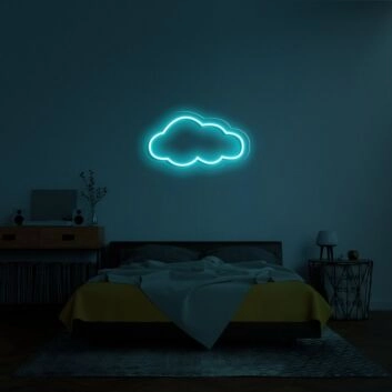 Wolke LED-Neonschild für Schlafzimmer oder Wohnzimmer