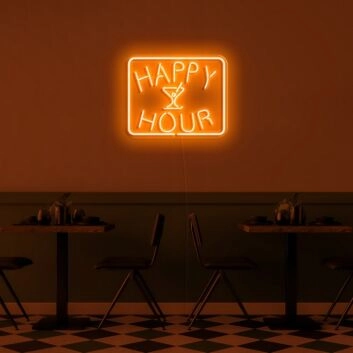 HAPPY HOUR LED-Neonschild für Bar und Restaurant
