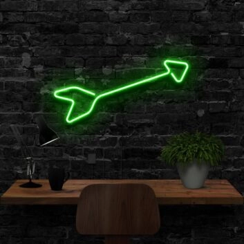 Pfeil LED-Neonschild für Home Büro