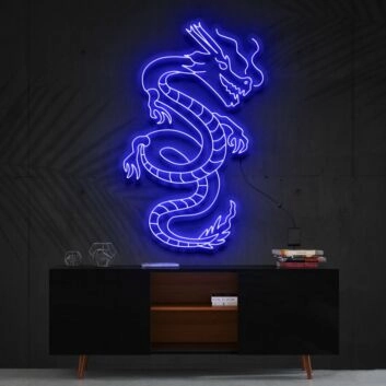 Drache LED-Neonschild für Wohnzimmer oder Bar