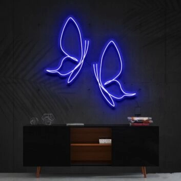 Schmetterlinge LED-Neonschild Wohnzimmer Schlafzimmer
