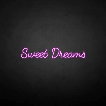 Sweet Dreams LED-Neonschild Schlafzimmer Wohnzimmer