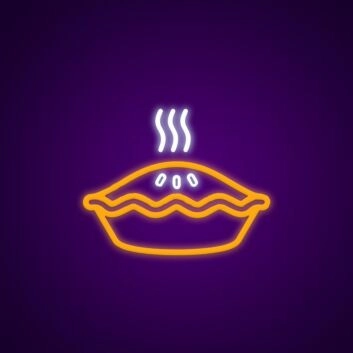 Heißer Kuchen LED-Neonschild für Café und Bäckerei
