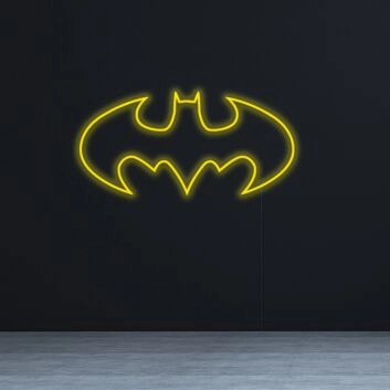 Fledermaus Symbol LED-Neonschild für Wohnzimmer Gamingzimmer