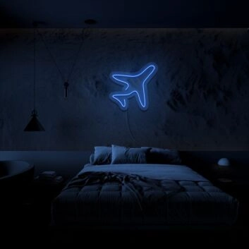 Passagierflugzeug LED-Neonschild Schlafzimmer Wohnzimmer