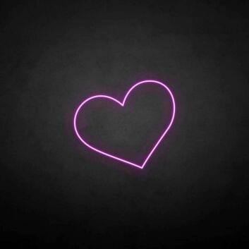 Herzsymbol LED-Neonschild Wohnzimmer Schlafzimmer