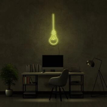 Glühbirne LED-Neonschild Home Office Wohnzimmer