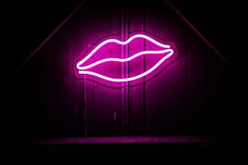 Lippen LED-Neonschild für Bar Club