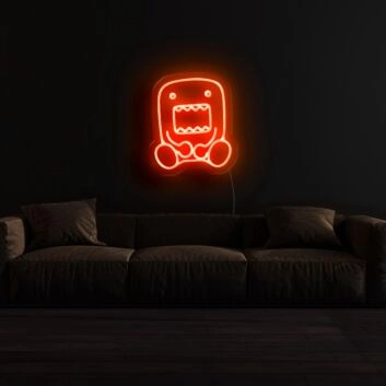 Comicfigur Monster LED-Neonschild Wohnzimmer Kinderzimmer