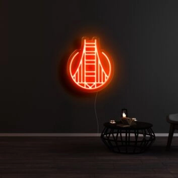 Hängebrücke LED-Neonschild Wohnzimmer Büro