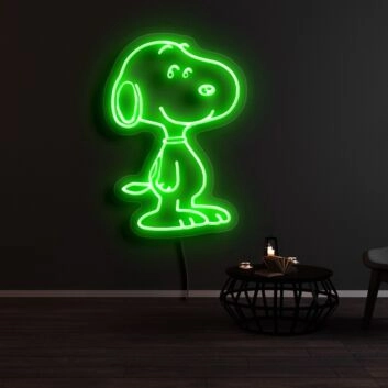 grünes Chat-Symbol LED-Neonschild für Wohnzimmer Home Office
