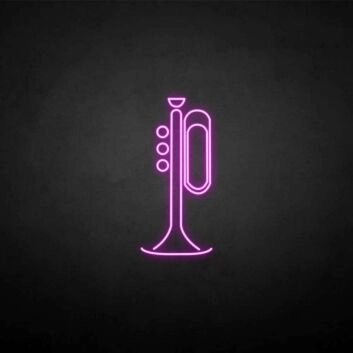 Trompete LED-Neonschild Musikstudio Bar