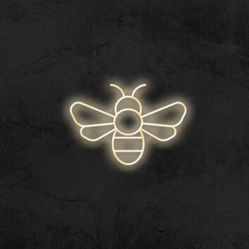 Biene LED-Neonschild Wohnzimmer Café