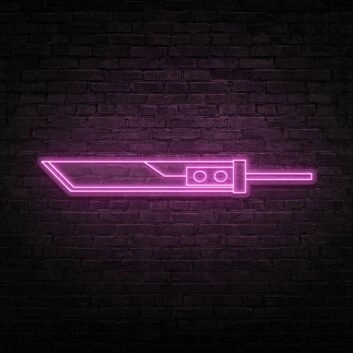 Fantasieschwert LED-Neonschild für Gamingzimmer und Bar