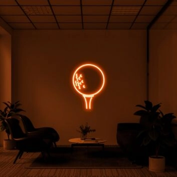LED Neon Piktogramm Tischtennisschläger