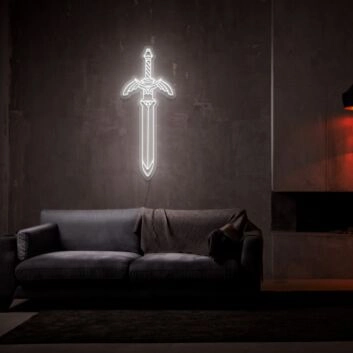 Schwert LED-Neonschild für Wohnzimmer und Gamingzimmer