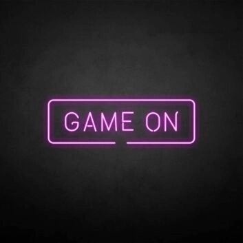 GAME ON LED-Neonschild für Gaming Zimmer