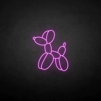 Ballonhund LED-Neonschild Wohnzimmer Kinderzimmer
