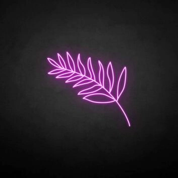 Palmblatt LED-Neonschild Wohnzimmer Café