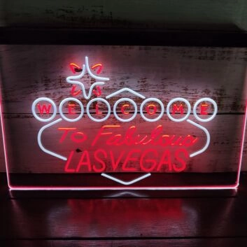 Welcome To Fabulous Las Vegas LED-Neonschild für Bar Club