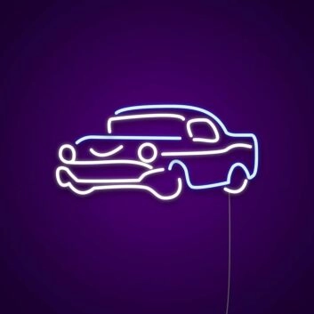 Oldtimer Auto LED-Neonschild Garage Wohnzimmer