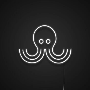 Oktopus LED-Neonschild Wohnzimmer Kinderzimmer